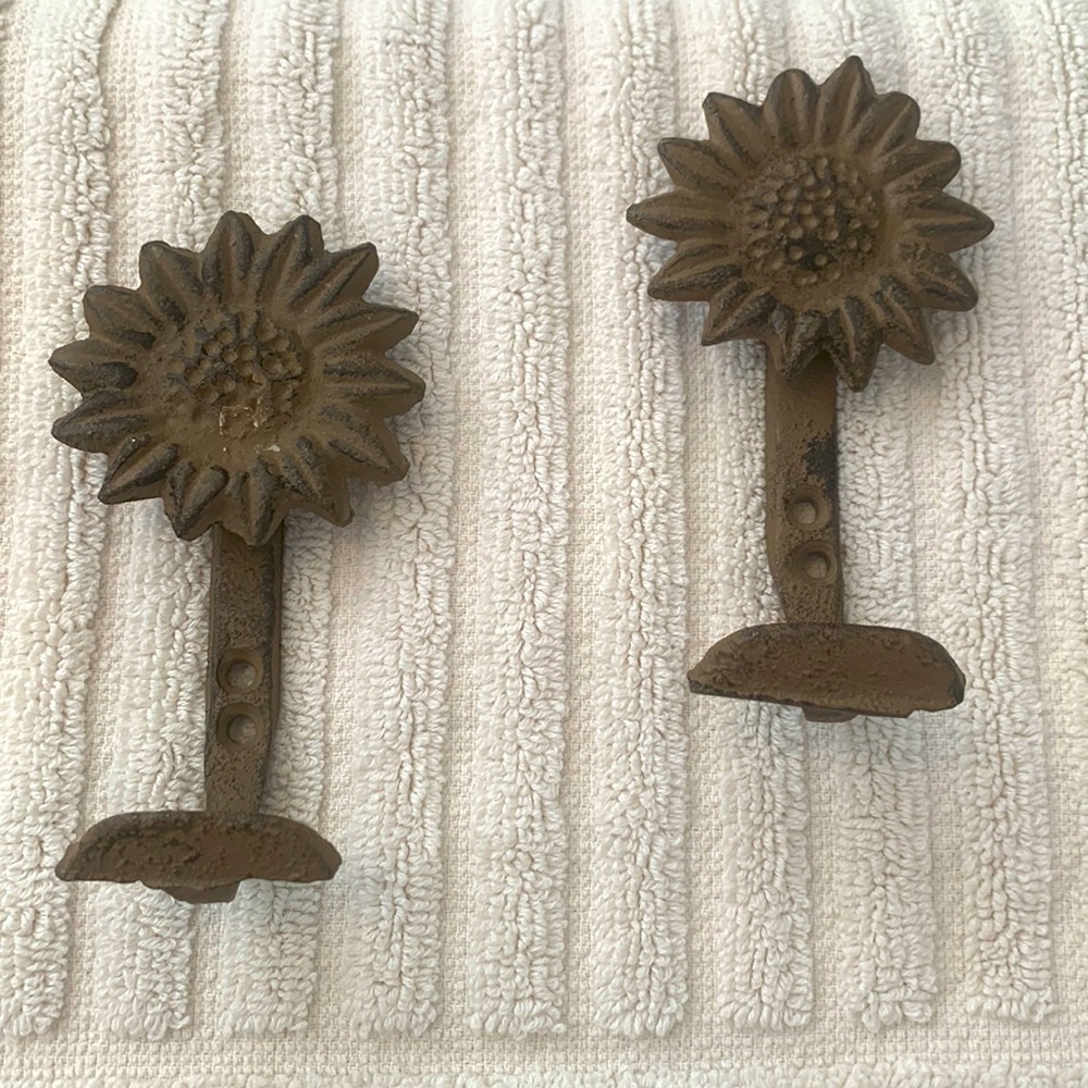 🌻 Decorative Iron Hooks 🌻